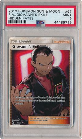 Hidden Fates Giovanni's Exile 67/68 Ultra Rare Mint Pokemon TCG 