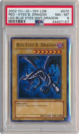 Yu-Gi-Oh Dragon LOB K-070 Ultra Rare Legend Of Blue Eyes Red Eyes B 