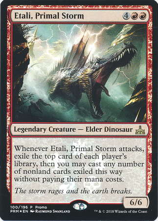 Etali Primal Storm 100 196 Foil Media Promo Magic The Gathering Promo Cards Etali Primal Storm 100 196 Foil Media Promo Magic The Gathering Promo Cards