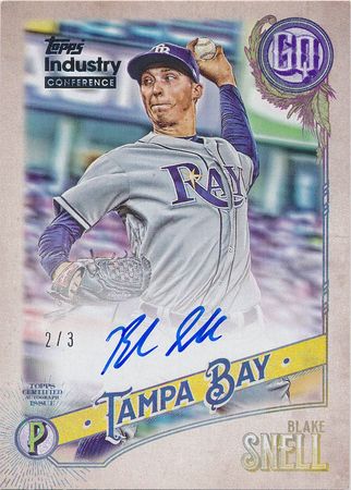Blake Snell 2020 Topps 2 3 Auto Gypsy Queen Industry Conference Autograph 21121 Blake Snell 2020 Topps 2 3 Auto Gypsy Queen Industry Conference Autograph 21121
