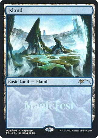 Island 003 006 2020 MagicFest Foil Promo Magic The Gathering Promo Cards Island 003 006 2020 MagicFest Foil Promo Magic The Gathering Promo Cards