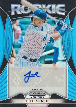 Jeff McNeil 2019 Prizm 089 100 Carolina Blue Rookie Auto Autograph Pamini 21133 Baseball Trading Card Singles Jeff McNeil 2019 Prizm 089 100 Carolina Blue Rookie Auto Autograph Pamini 21133 Baseball Trading Card Singles
