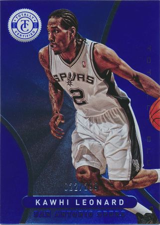 Kawhi Leonard 2012 13 Totally Certified 022 299 Mirror Blue Rookie Panini 21149 Basketball Trading Card Singles Kawhi Leonard 2012 13 Totally Certified 022 299 Mirror Blue Rookie Panini 21149 Basketball Trading Card Singles