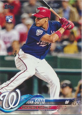 Juan Soto 2018 Topps Update Rookie US300 Baseball Trading Card Singles Juan Soto 2018 Topps Update Rookie US300 Baseball Trading Card Singles