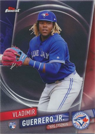 Vladimir Guerrero Jr 2019 Topps Finest Rookie 101 Short Print Baseball Trading Card Singles Vladimir Guerrero Jr 2019 Topps Finest Rookie 101 Short Print Baseball Trading Card Singles