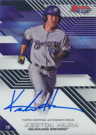 Keston Hiura 2017 Bowman s Best Rookie Auto Autograph Topps B17 KH Baseball Trading Card Singles Keston Hiura 2017 Bowman s Best Rookie Auto Autograph Topps B17 KH Baseball Trading Card Singles