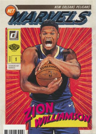 Zion Williamson 2019 20 Donruss Marvels Insert 4 SP Panini Basketball Trading Card Singles Zion Williamson 2019 20 Donruss Marvels Insert 4 SP Panini Basketball Trading Card Singles