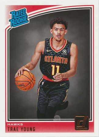 Trae Young 2018 19 Donruss Rated Rookie 198 Panini Trae Young 2018 19 Donruss Rated Rookie 198 Panini
