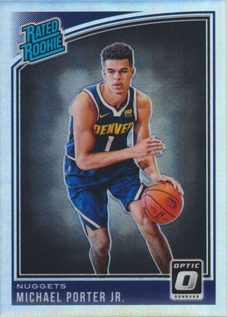 Michael Porter Jr 2018-19 Optic Silver Prizm Rookie #182 Panini