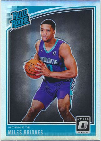 Miles Bridges 2018 19 Optic Silver Prizm Rookie 172 Panini Basketball Trading Card Singles Miles Bridges 2018 19 Optic Silver Prizm Rookie 172 Panini Basketball Trading Card Singles