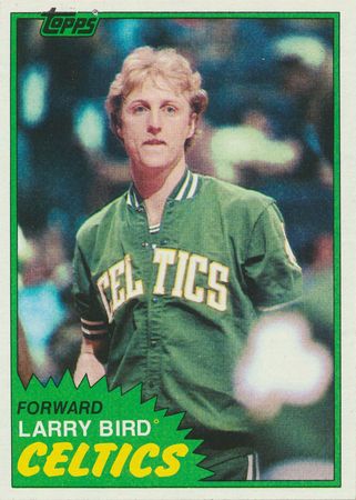 Larry Bird 1981 82 Topps 4 Basketball Trading Card Singles Larry Bird 1981 82 Topps 4 Basketball Trading Card Singles