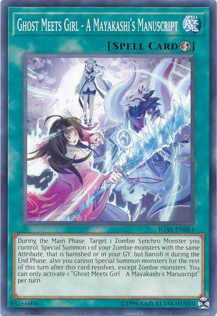 Ghost Meets Girl A Mayakashi s Manuscript IGAS EN063 Common Unlimited Ghost Meets Girl A Mayakashi s Manuscript IGAS EN063 Common Unlimited