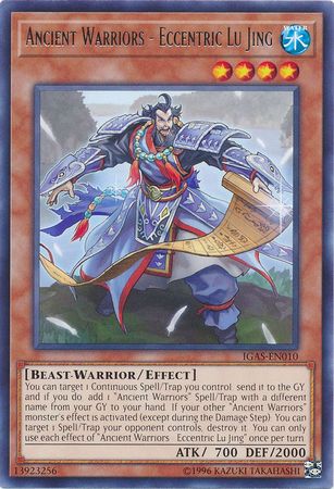 Ancient Warriors Eccentric Lu Jing IGAS EN010 Rare Unlimited Ignition Assault Unlimited Singles Ancient Warriors Eccentric Lu Jing IGAS EN010 Rare Unlimited Ignition Assault Unlimited Singles