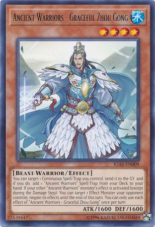 Ancient Warriors Graceful Zhou Gong IGAS EN009 Rare Unlimited Ignition Assault Unlimited Singles Ancient Warriors Graceful Zhou Gong IGAS EN009 Rare Unlimited Ignition Assault Unlimited Singles
