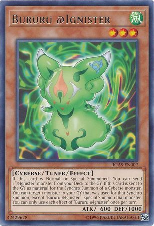 Bururu Ignister IGAS EN002 Rare Unlimited Bururu Ignister IGAS EN002 Rare Unlimited
