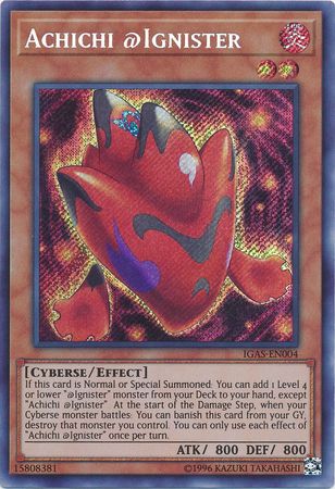 Achichi Ignister IGAS EN004 Secret Rare Unlimited Achichi Ignister IGAS EN004 Secret Rare Unlimited