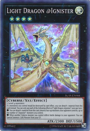 Light Dragon Ignister IGAS EN044 Super Rare Unlimited Light Dragon Ignister IGAS EN044 Super Rare Unlimited