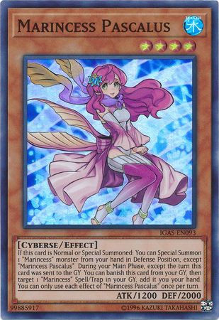 Marincess Pascalus IGAS EN093 Super Rare Unlimited Marincess Pascalus IGAS EN093 Super Rare Unlimited