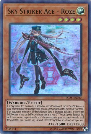 Sky Striker Ace Roze IGAS EN020 Ultra Rare Unlimited Sky Striker Ace Roze IGAS EN020 Ultra Rare Unlimited