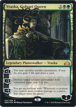 Vraska Golgari Queen 213 259 Silver Stamped Foil Vraska Golgari Queen 213 259 Silver Stamped Foil