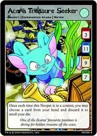 Acara Treasure Seeker - Neopets: Base Set - Long Tail | TrollAndToad