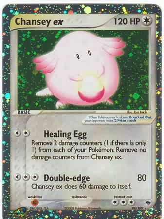 Chansey ex - 96/109 - Ultra-Rare