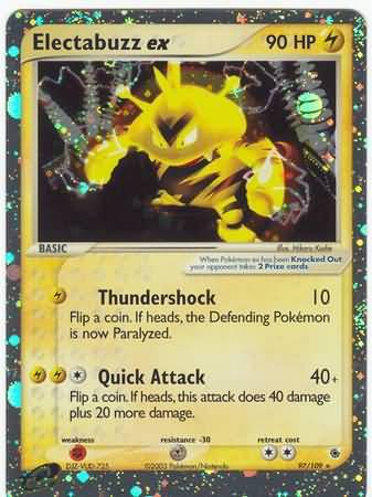 Electabuzz ex - 97/109 - Ultra-Rare