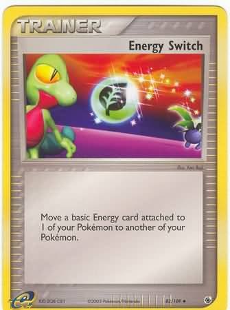 Energy Switch 82 109 Uncommon Ex Ruby Sapphire Singles Energy Switch 82 109 Uncommon Ex Ruby Sapphire Singles