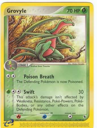 Grovyle 31 109 Uncommon Grovyle 31 109 Uncommon