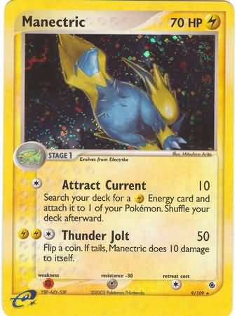 Manectric 9 109 Holo Rare Ex Ruby Sapphire Singles Manectric 9 109 Holo Rare Ex Ruby Sapphire Singles