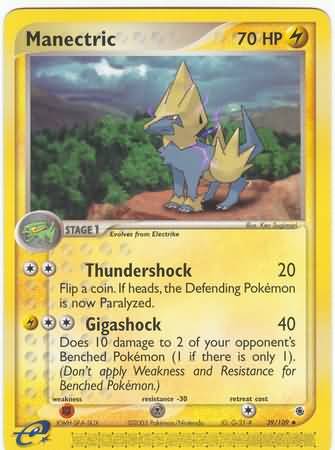 Manectric 39 109 Uncommon Manectric 39 109 Uncommon