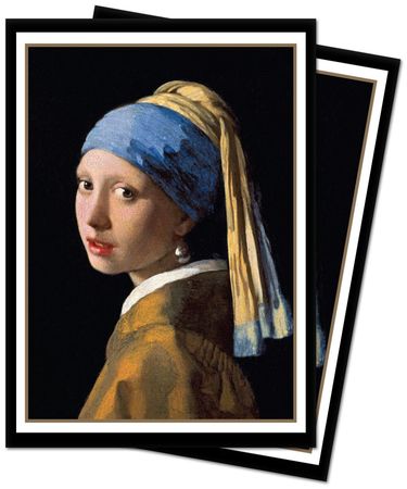 Ultra Pro Fine Art The Girl with the Pearl Earring 100ct Standard Sleeves UP15296 Sleeves Ultra Pro Fine Art The Girl with the Pearl Earring 100ct Standard Sleeves UP15296 Sleeves