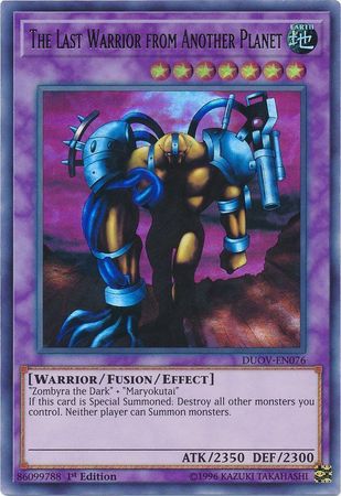 The Last Warrior From Another Planet Yugioh Trollandtoad