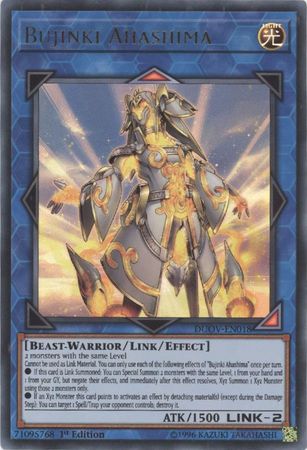 Bujinki Ahashima DUOV EN018 Ultra Rare 1st Edition Duel Overload 1st Edition Singles Bujinki Ahashima DUOV EN018 Ultra Rare 1st Edition Duel Overload 1st Edition Singles