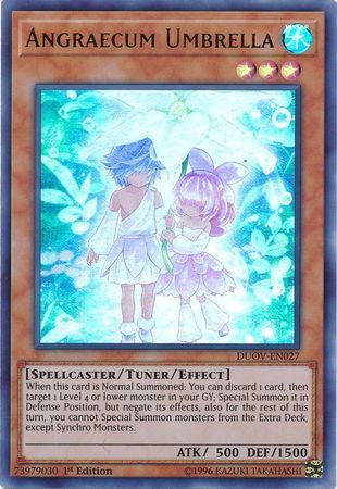 Angraecum Umbrella DUOV EN027 Ultra Rare 1st Edition Duel Overload 1st Edition Singles Angraecum Umbrella DUOV EN027 Ultra Rare 1st Edition Duel Overload 1st Edition Singles