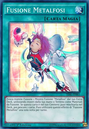 Fusione Metalfosi TDIL IT061 Super Rare 1st Edition Italian Yugioh Cards Fusione Metalfosi TDIL IT061 Super Rare 1st Edition Italian Yugioh Cards