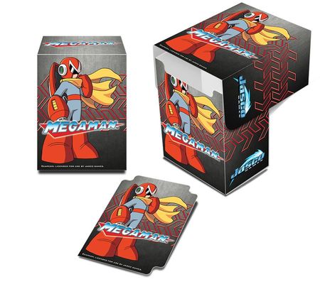 Ultra Pro Megaman Protoman Full View Deck Box UP80570 Ultra Pro Megaman Protoman Full View Deck Box UP80570