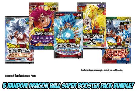 5 Random Dragon Ball Super Booster Pack Bundle | TrollAndToad