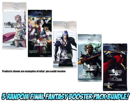 5 Random Final Fantasy Booster Pack Bundle Other CCG Lots Bundles 5 Random Final Fantasy Booster Pack Bundle Other CCG Lots Bundles