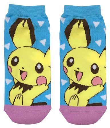 Pichu Socks 23 25 cm Pokemon Center 454692 Pichu Socks 23 25 cm Pokemon Center 454692