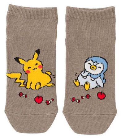 Pikachu Piplup Leisurely Life Socks 23 25 cm Pokemon Center 297552 Pikachu Piplup Leisurely Life Socks 23 25 cm Pokemon Center 297552