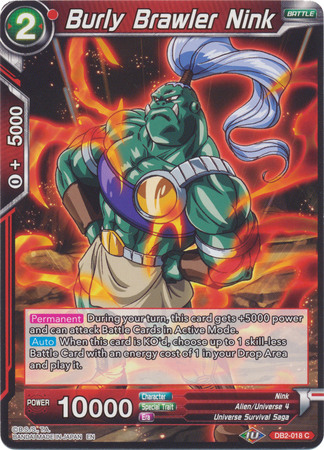 Burly Brawler Nink DB2 018 Common Draft Box 5 Divine Multiverse Singles Burly Brawler Nink DB2 018 Common Draft Box 5 Divine Multiverse Singles