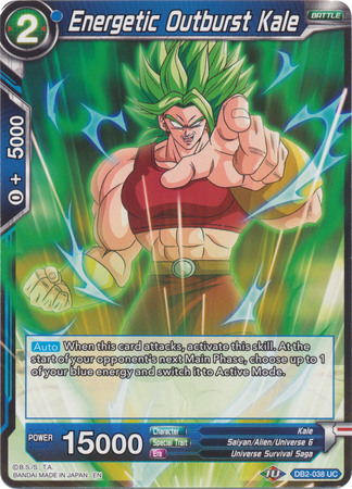 Energetic Outburst Kale DB2 038 Uncommon Energetic Outburst Kale DB2 038 Uncommon