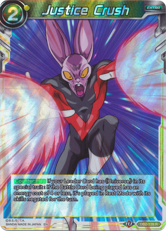 Justice Crush DB2 128 Rare Justice Crush DB2 128 Rare