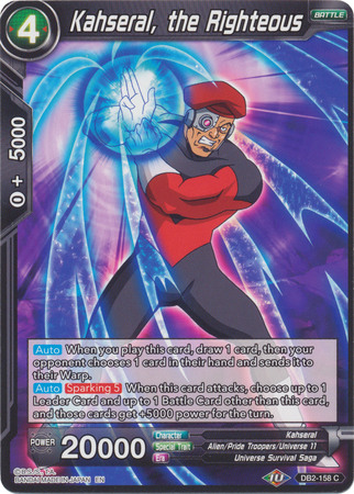 Kahseral the Righteous DB2 158 Common Draft Box 5 Divine Multiverse Singles Kahseral the Righteous DB2 158 Common Draft Box 5 Divine Multiverse Singles
