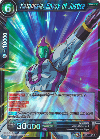 Katopesla Envoy of Justice DB2 146 Rare Draft Box 5 Divine Multiverse Singles Katopesla Envoy of Justice DB2 146 Rare Draft Box 5 Divine Multiverse Singles
