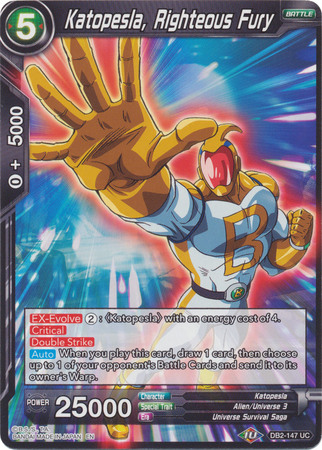 Katopesla Righteous Fury DB2 147 Uncommon Draft Box 5 Divine Multiverse Singles Katopesla Righteous Fury DB2 147 Uncommon Draft Box 5 Divine Multiverse Singles