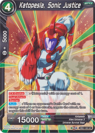 Katopesla Sonic Justice DB2 148 Uncommon Draft Box 5 Divine Multiverse Singles Katopesla Sonic Justice DB2 148 Uncommon Draft Box 5 Divine Multiverse Singles