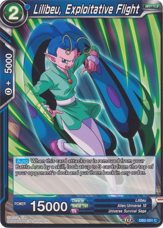 Lilibeu Exploitative Flight DB2 051 Common Draft Box 5 Divine Multiverse Singles Lilibeu Exploitative Flight DB2 051 Common Draft Box 5 Divine Multiverse Singles
