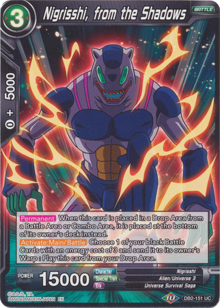 Nigrisshi from the Shadows DB2 151 Uncommon Draft Box 5 Divine Multiverse Singles Nigrisshi from the Shadows DB2 151 Uncommon Draft Box 5 Divine Multiverse Singles